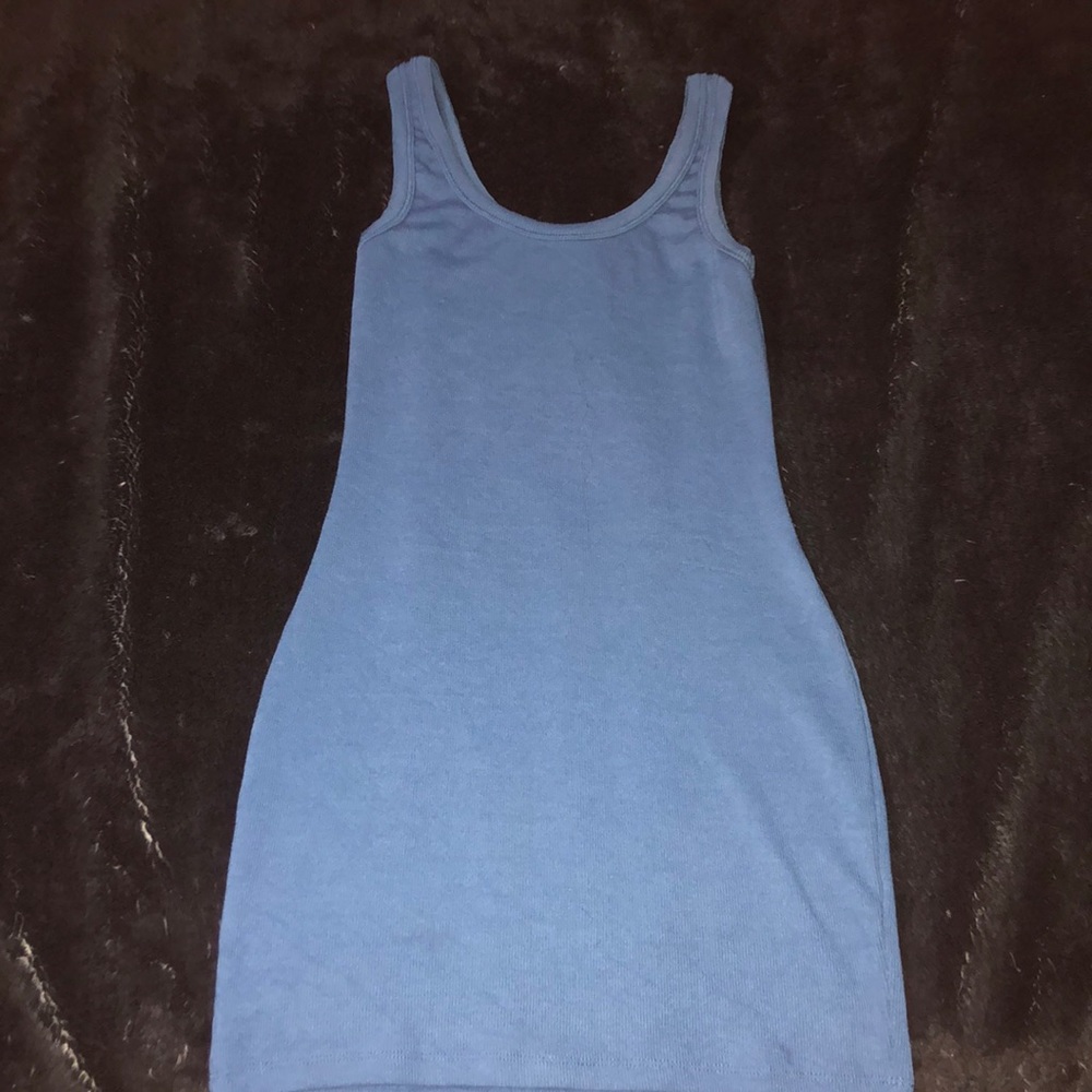 Mini blue dress